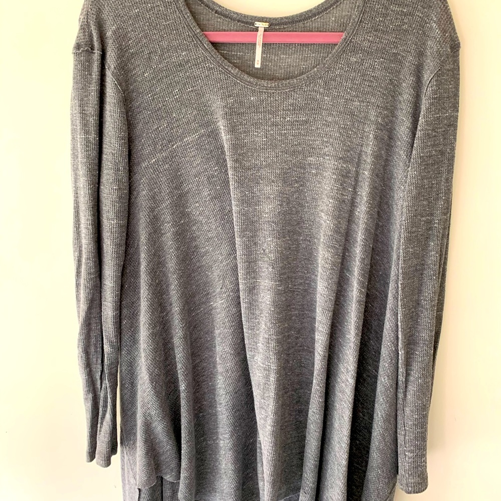 Free People gray shirt